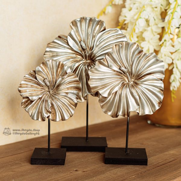 گل پایه دار سه عددی پلی استر طرح 5