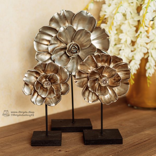 گل پایه دار سه عددی پلی استر طرح 2