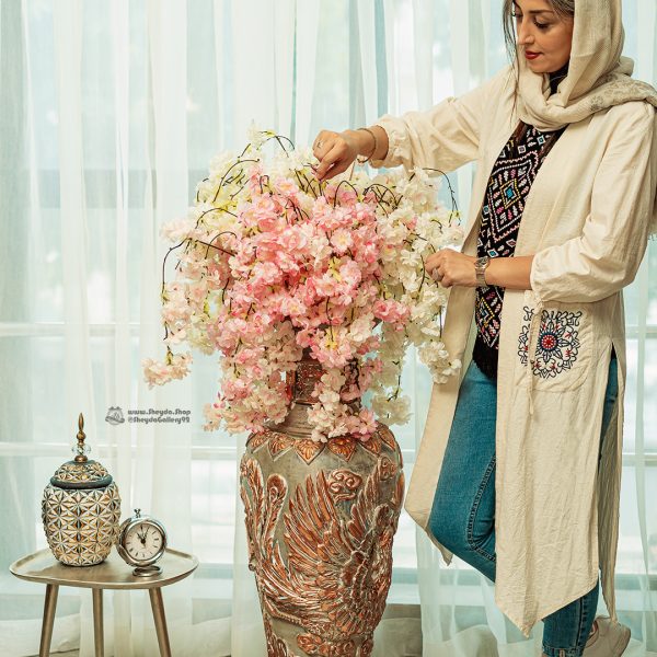 گلدان پلی استر طرح ققنوس