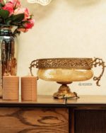 کشکول شیشه و فلز Luster