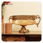 کشکول شیشه و فلز Luster